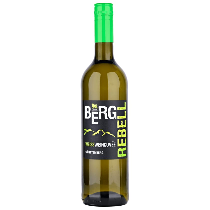 Bergrebell Weißwein Cuvée QbA halbtrocken 0,75l